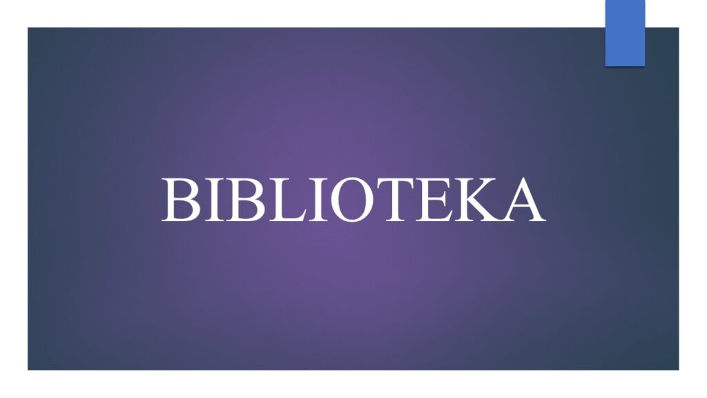 Biblioteka -widżet