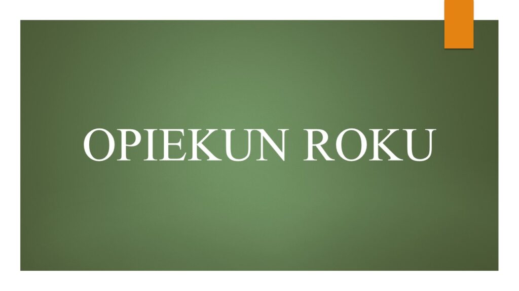 Opiekun roku -widżet