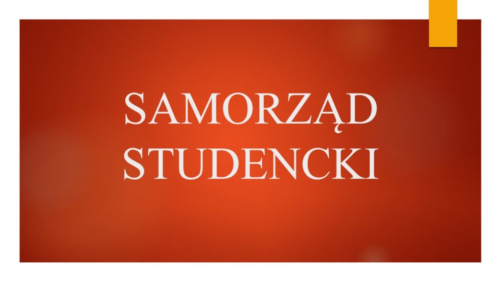 Samorząd studencki -widżet
