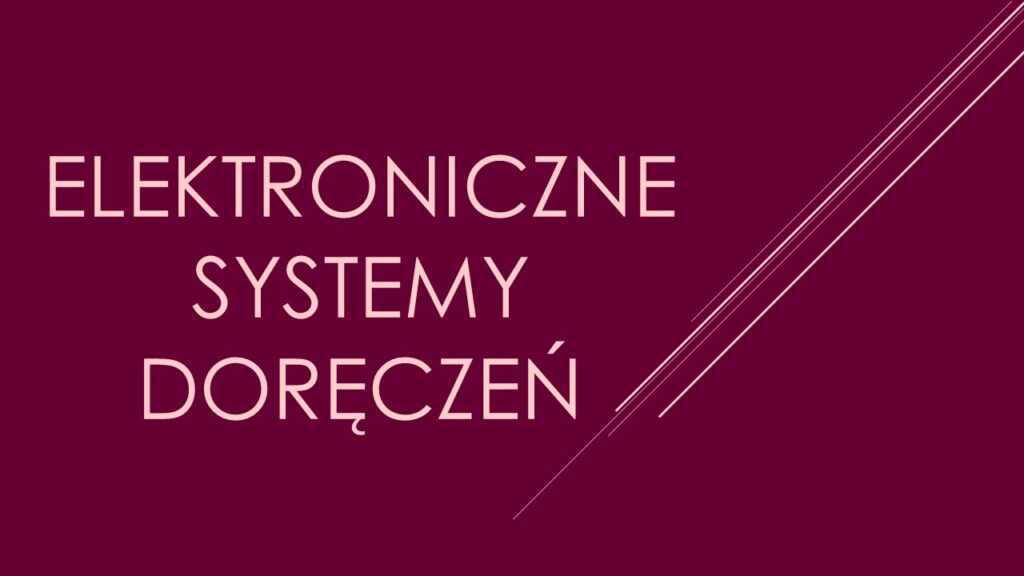 Elektroniczne systemy doręczeń -widżet