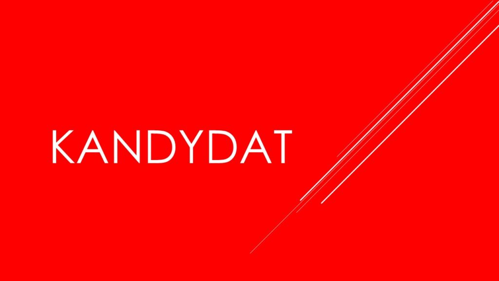 Kandydat -widżet
