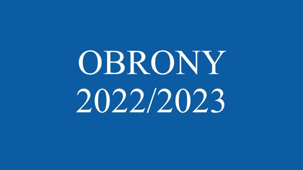 Obrony 2022-2023 -widżet