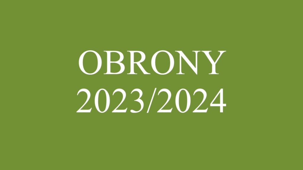 Obrony 2023-2024 -widżet