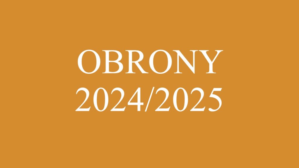 Obrony 2024-2025 -widżet
